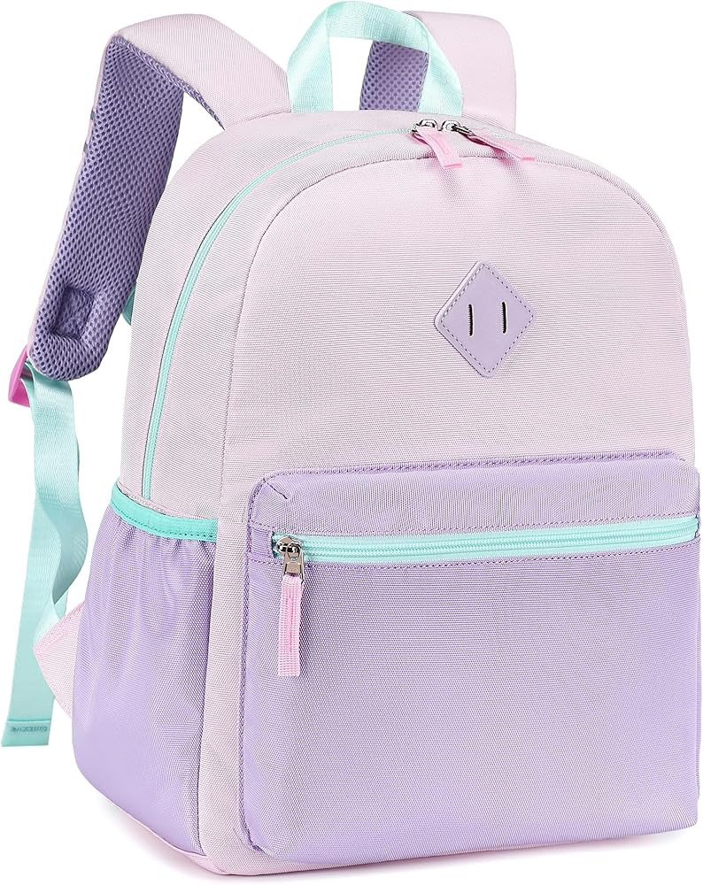 abshoo Kindergarten Backpack for Girls Preschool Backpacks School Bookbag for Kids 4-8(Purple and... | Amazon (US)