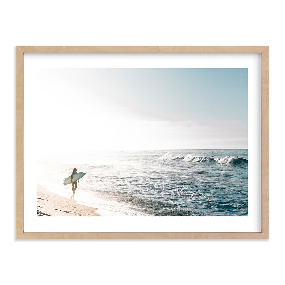Minted® Surfer Girl Framed Art | Pottery Barn Teen