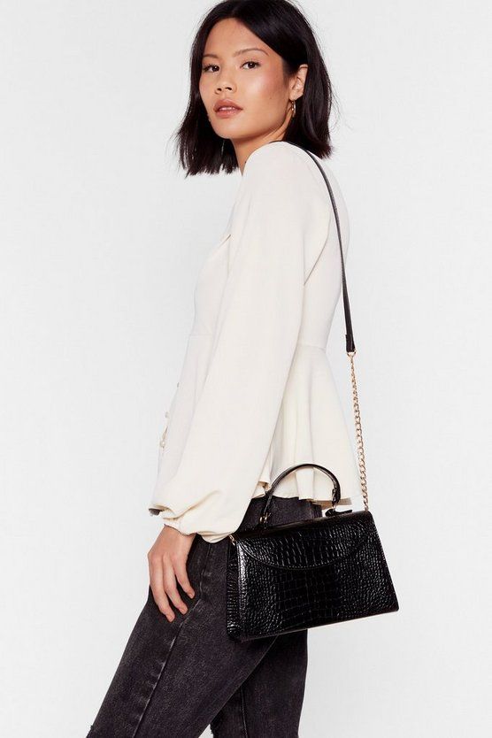 WANT We Croc Your Back Faux Leather Bag | NastyGal (US & CA)