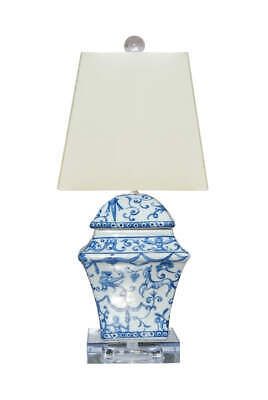 Blue and White Square Porcelain Lamp 14.75"  | eBay | eBay US