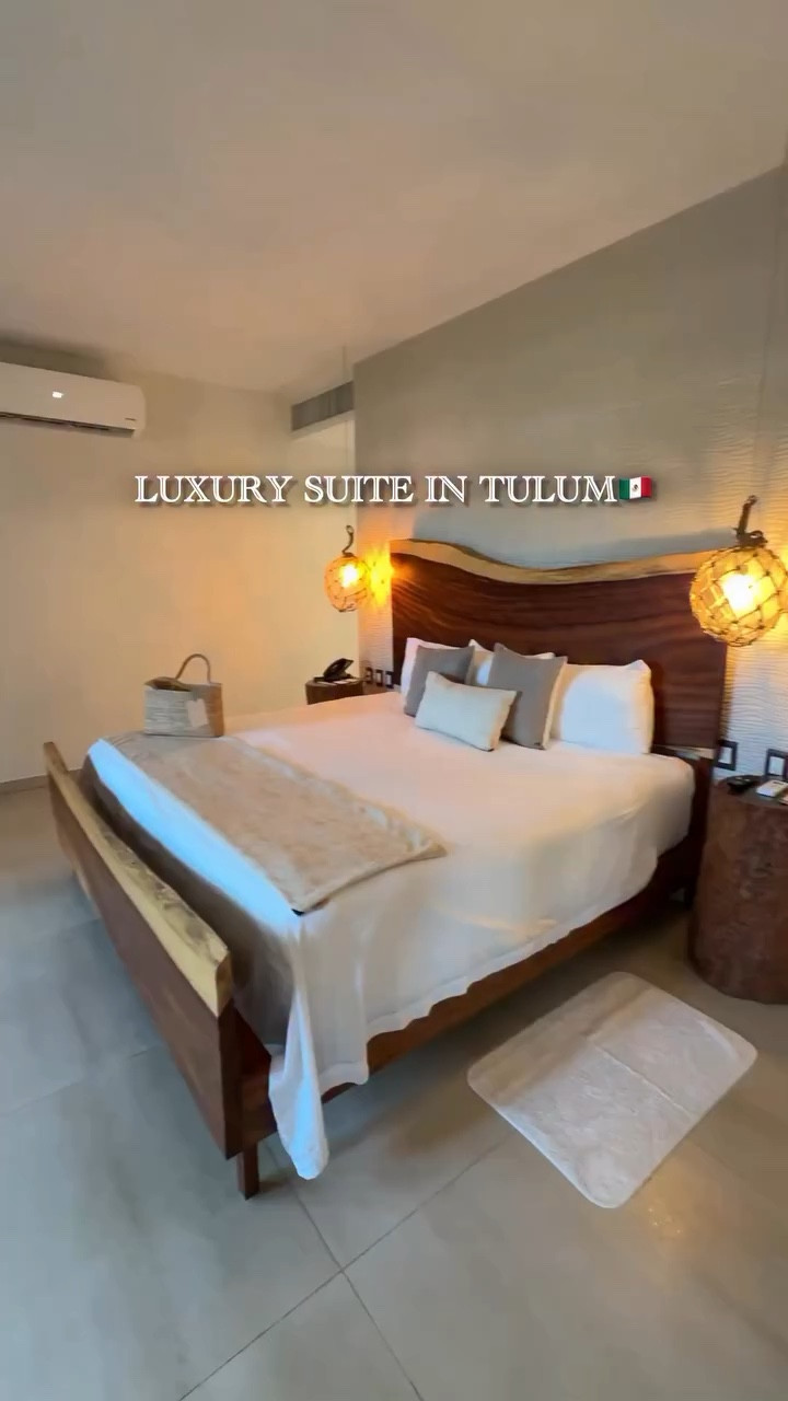 If you’re planning a group trip to Tulum and want a stay that feels both luxury and peaceful—this is your sign 🌴✨For this girls trip, we stayed at Ana y José Hotel & Beach Club and it was the perfect jungle escape right in the hotel zone. I would rate it 4.5/5 (⭐️⭐️⭐️⭐️✨)

Highlights:
▪️Hotel aesthetic: Luxury meets nature—very serene, jungle vibes with a beachfront feel
▪️Location: Prime hotel zone location with direct beach access + close to popular restaurants & nightlife (safe to walk)
▪️Room: Two Bedroom Jungle View Suite — perfect for groups (sleeps up to 6). Spacious layout; open living area + kitchen with a fully stocked fridge / mini bar (💲). 1 king room + 2 queen bedroom, private bathrooms for both rooms, and a HUGE shared balcony surrounded by greenery 😍
▪️Food + Drinks: 1 on-site Restaurant & Bar. Breakfast was included in our stay + a $25 daily food credit! There’s also an all-inclusive option available for purchase.
▪️Beach Club: Direct access to a beautiful beach with lounge chairs & food, and drinks delivered to you
▪️Pool, Spa & Gym: 1 large pool, beautiful spa for relaxing treatments, & a gym if you want to stay active

Downfalls (minor):
▪️Price point is on the higher side (but expected for the location + experience)
▪️LOTS of seaweed on the beach👀

#LTKTravel