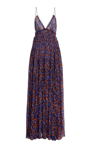 Atrani Pleated Silk Gown | Moda Operandi (Global)