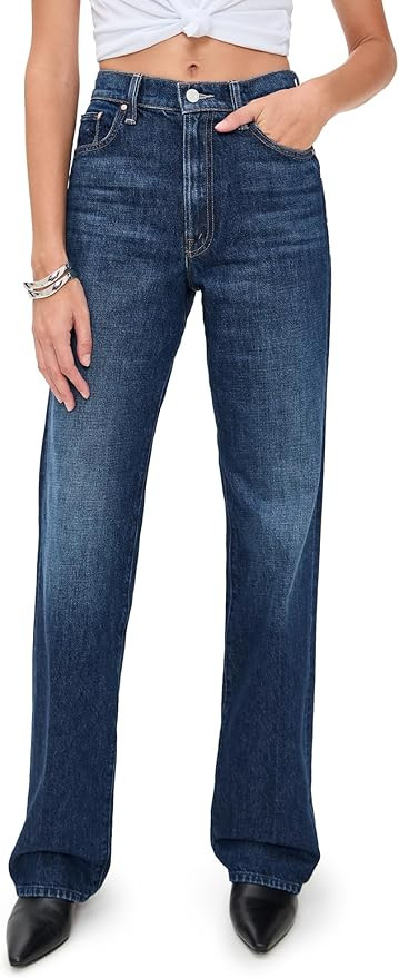 MOTHER Women's The Rambler Zip Heel Jeans | Amazon (US)