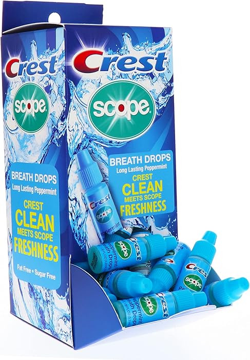 Crest Scope Breath Drops - Long Lasting PEPPERMINT - Crest Clean meets Scope Freshness - Gravity ... | Amazon (US)