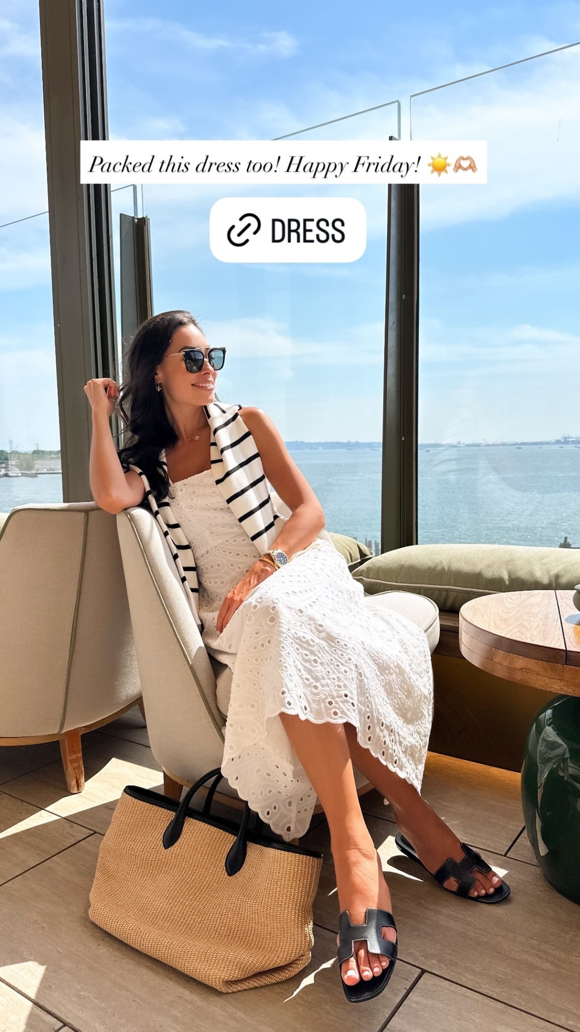 Packed this dress too! Happy Friday! ☀️🫶🏼 Easter dress, spring outfit, white eyelet dress. 

#LTKootd #LTKSeasonal #LTKSaleAlert