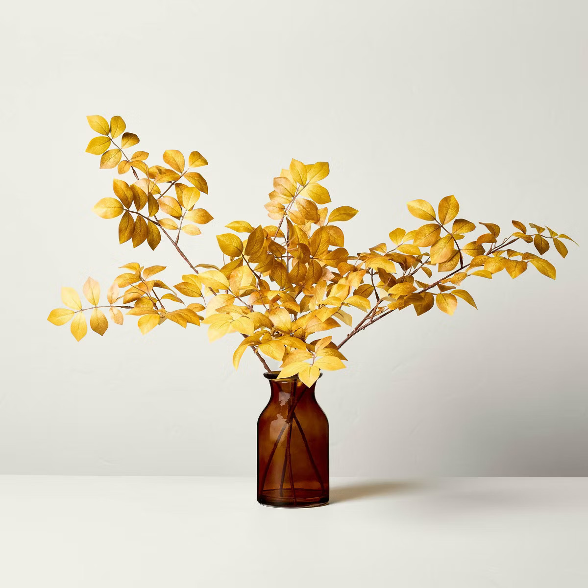 20&quot; Faux Golden Ash Leaf Fall Arrangement - Hearth &amp; Hand™ with Magnolia | Target