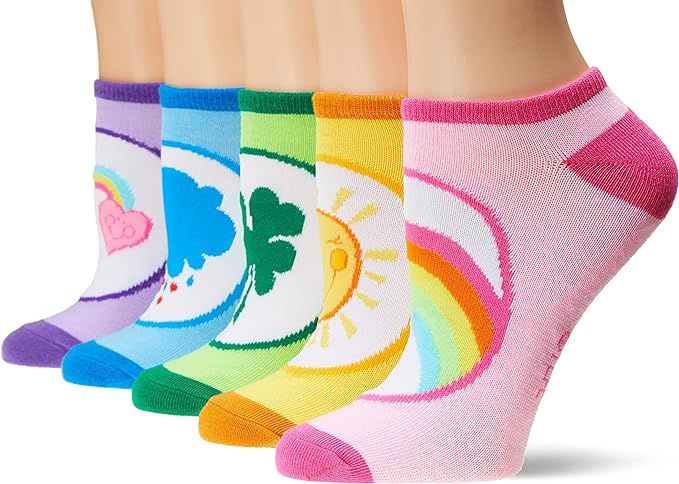 Care Bears Women's 5 Pack No Show Socks | Amazon (US)