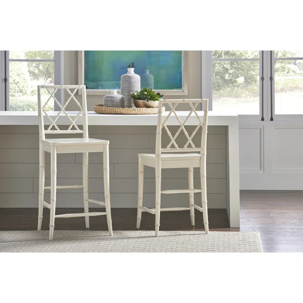 Turcotte Solid Wood Bar & Counter Stool (Set of 2) | Wayfair North America