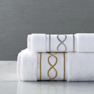 Frontgate Resort Collection™ Chain Stitch Bath Towels | Frontgate | Frontgate