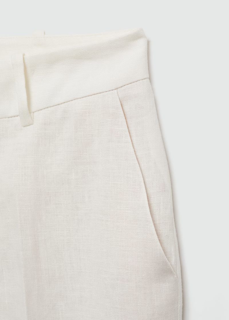 linen suit pants -  Women | Mango USA | MANGO (US)