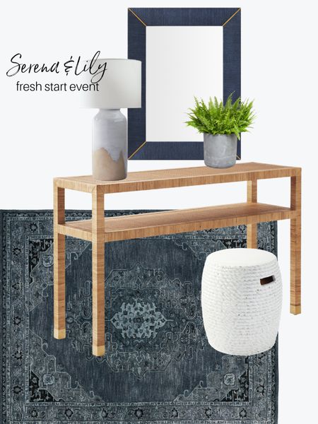 Refresh your entryway with these furniture and decor picks from Serena & Lily. Get 20% off everything or 25% off $5000 (now through January 30th). It’s a great time to grab something you’ve had your eye on! I’m loving this blue Persian-inspired rug, rattan console table, raffia blue mirror, rope stool and dip-dye lamp. A lovely way to welcome guests!


#LTKhome #LTKsalealert #LTKFind