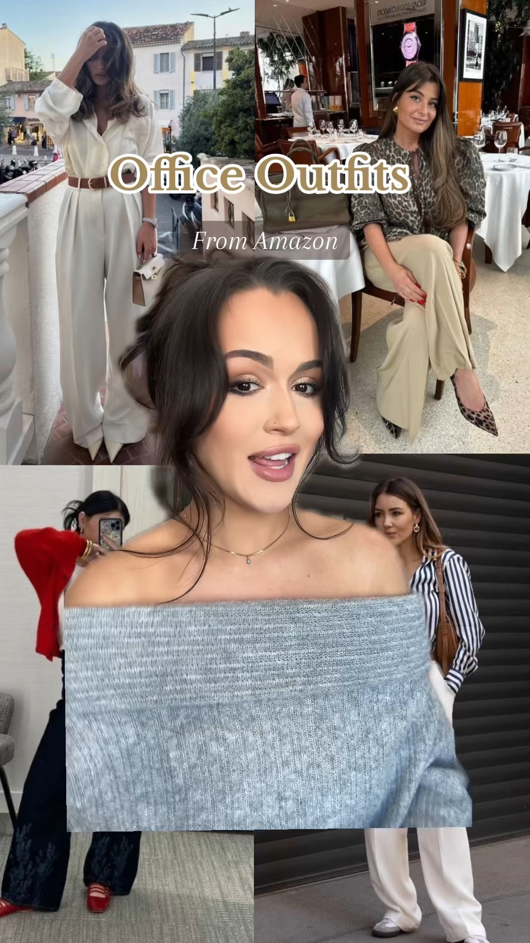 Office outfits from Amazon 🤍🩶