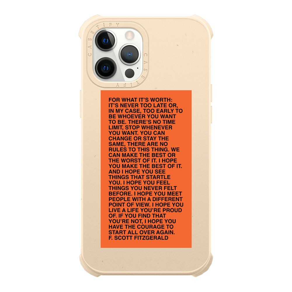 For What It's Worth iPhone Case by Quotes by Christie | Casetify
