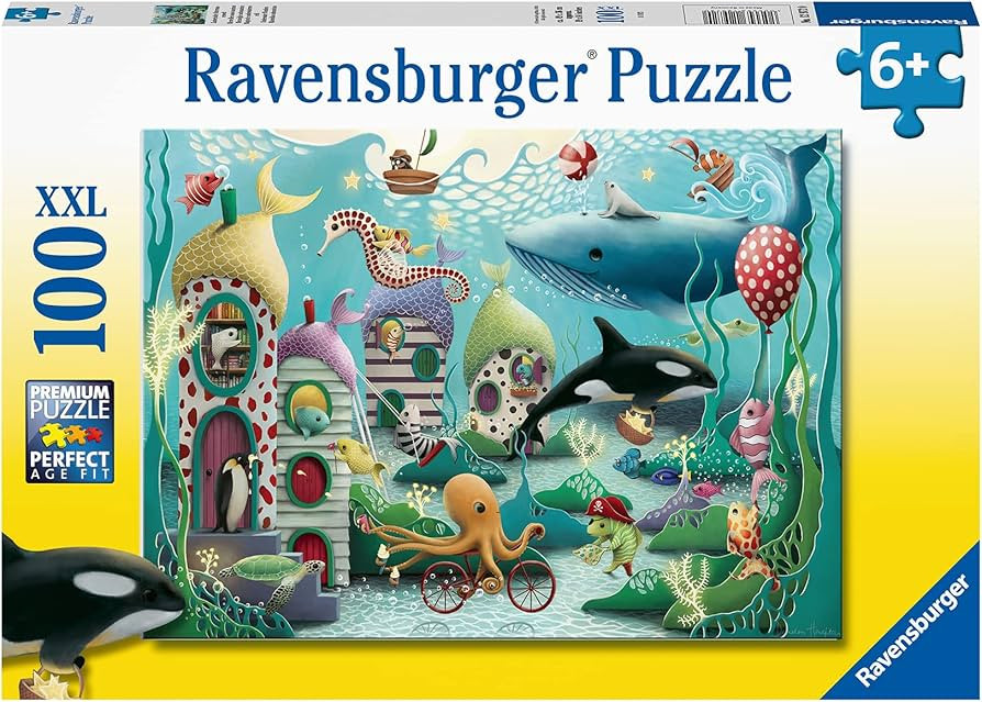 Ravensburger Underwater Wonders 100 Piece Jigsaw Puzzle for Kids - Fun and Educational Toy | Perf... | Amazon (US)