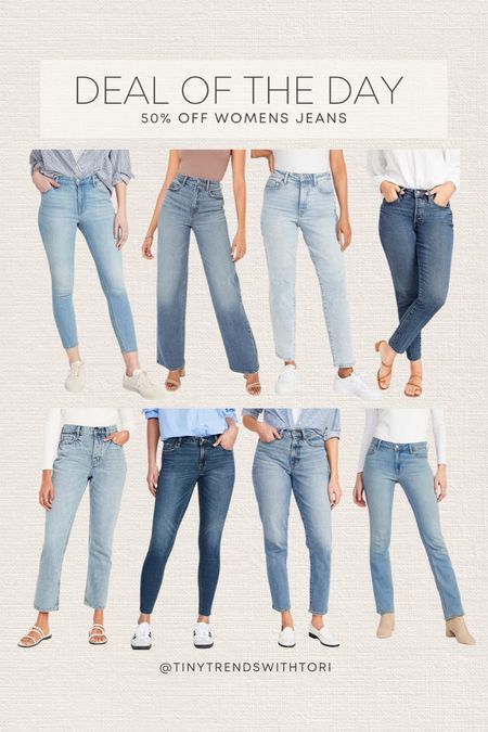 50% off women’s jeans!

#LTKFind #LTKsalealert #LTKunder50