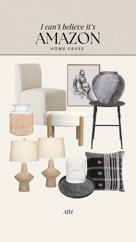 Amazon Home finds + faves!

neutral home decor, amazon home, amazon finds, amazon deals, amazon furniture, amazon dining chair, vase, pillow, tray, candle, lamps, boucle ottoman, side table, neutral art, sketch art, affordable art, art print, upholstered dining chair 

#LTKSaleAlert #LTKStyleTip #LTKHome