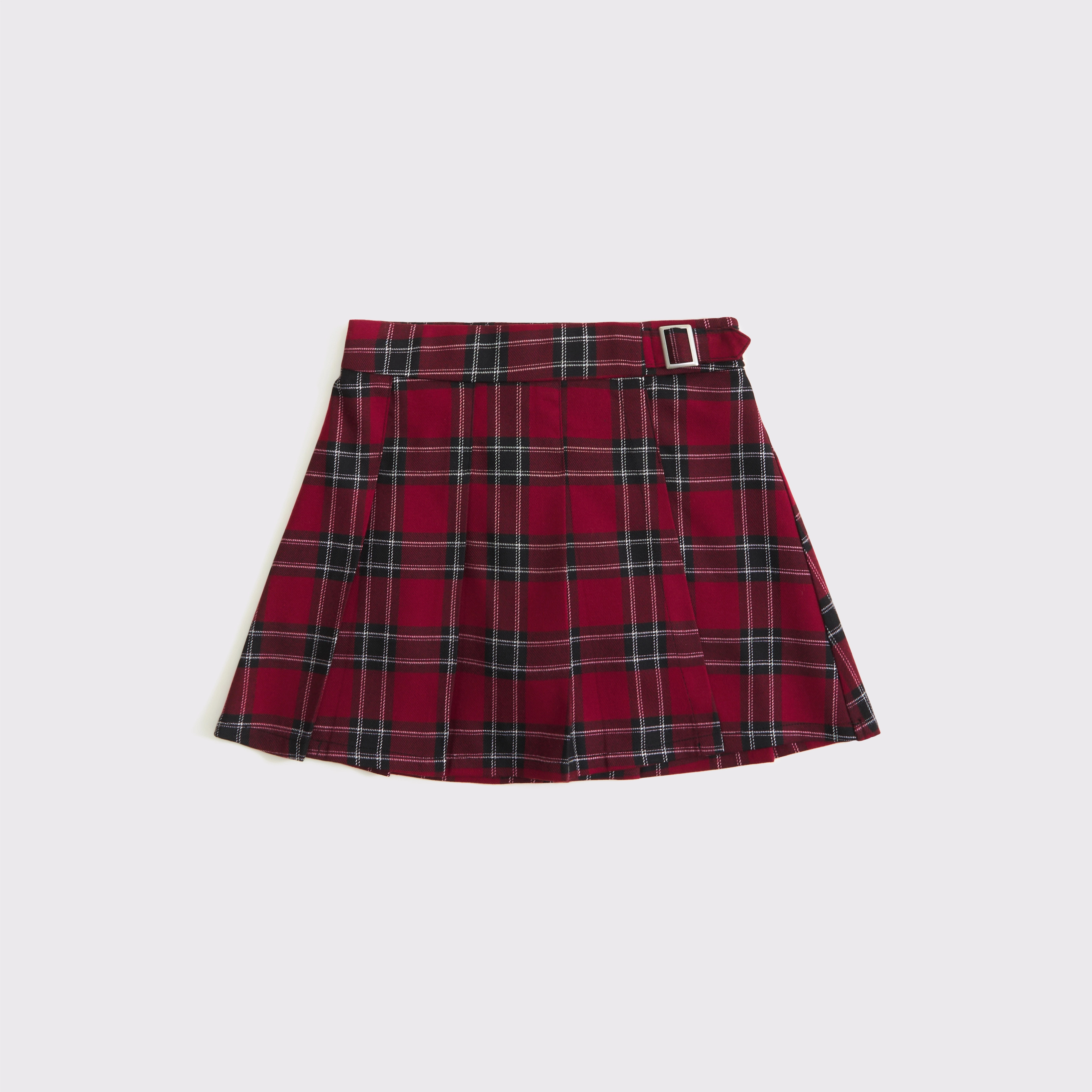 pleated wrap mini skort | Abercrombie & Fitch (US)