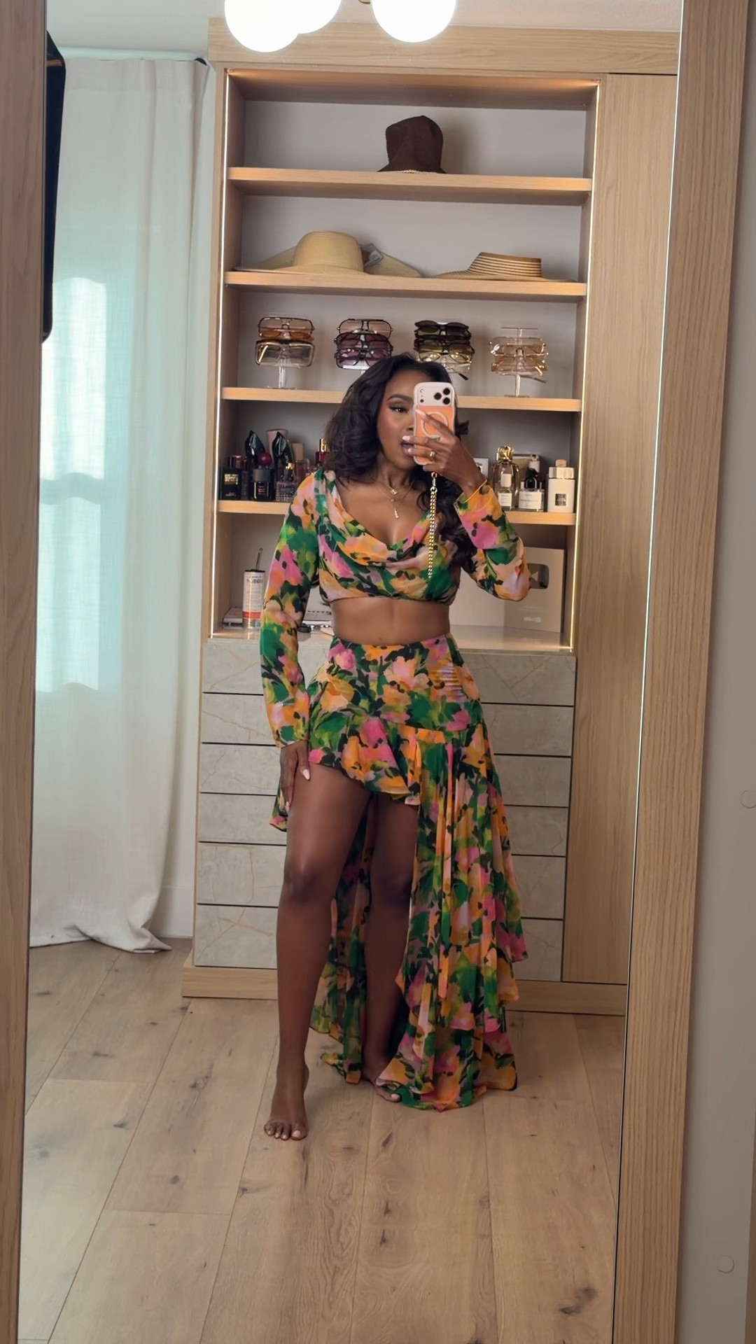 Hi babes! 🌺

This tropical set is such a vacation dream. I’m obsessed with the vibrant colors, dramatic flowy skirt detail, and the way this entire look feels so bold and feminine at the same time. The high slit and cropped top make it feel extra elevated while still being lightweight and effortless for warm weather.

Perfect for:
Tropical vacations
Beach dinners
Resort nights
Birthday trips
Poolside lunches
Summer events

📏 Measurements:
5’4” | 140 lbs | 36D | 27” waist | 40” hips
Wearing size Small

Everything is linked below ✨

xx Kira | IG: KirasFashionFinds

#LTKVacation #LTKResortWear #LTKStyleTip

Comment SHOP below to receive a DM with the link to this post on my LTK ⬇ https://liketk.it/6dcPm