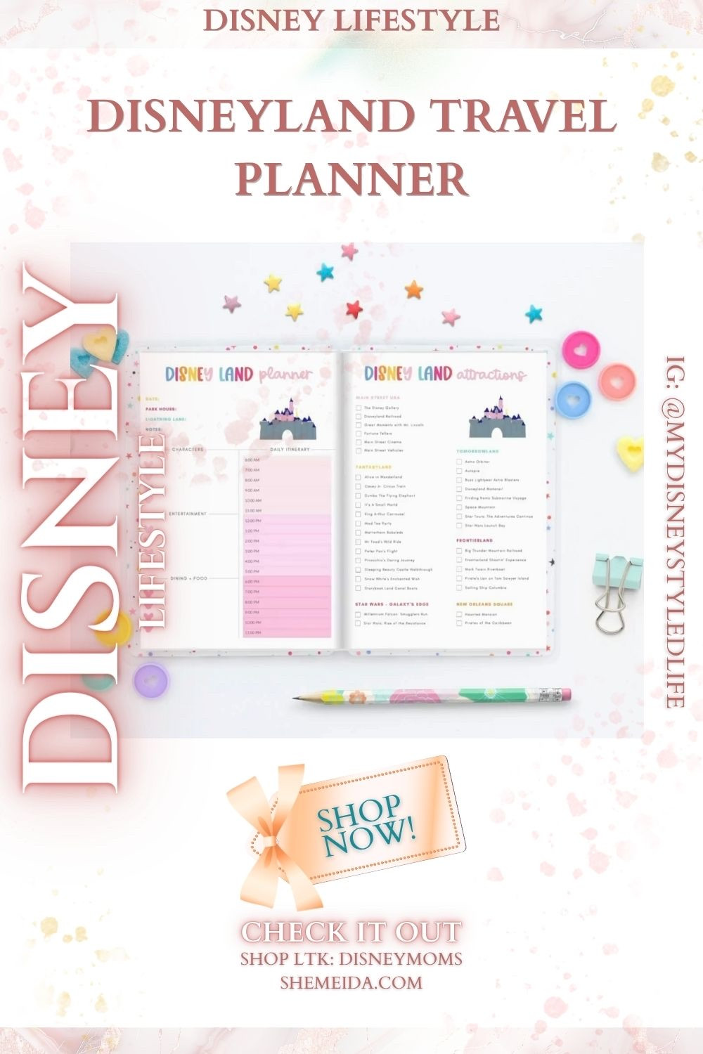 Adventures ahead with your Disneyland Planner & Stickers! 

Keep swiping for how to plan all the major holidays with ease & fun at Disney World! Grab Disneyworld Halloween & Disney World Christmas Here! Bonus: Disney Kawaii Style! 