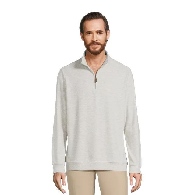 George Men's Knit Quarter Zip Pullover Top, Sizes S-3XL | Walmart (US)