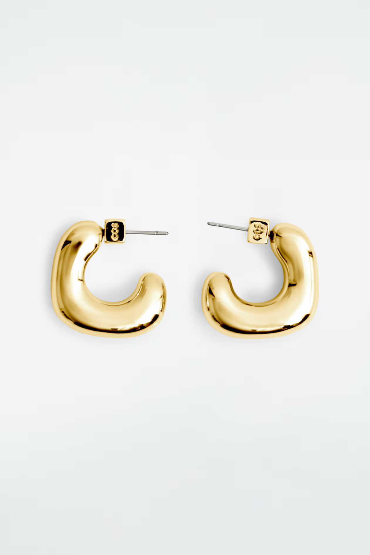 MINI CHUNKY SQUARED HOOP EARRINGS | H&M (UK, MY, IN, SG, PH, TW, HK)
