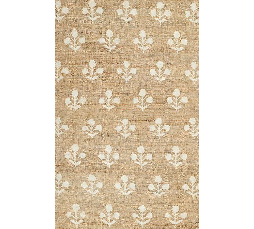 Erin Gates By Momeni Orchard Bloom Handwoven Wool Jute Rug, Natural, 3'6"" x 5'6 | Pottery Barn (US)