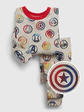 babyGap | Marvel Avengers 100% Organic Cotton PJ Set | Gap (US)