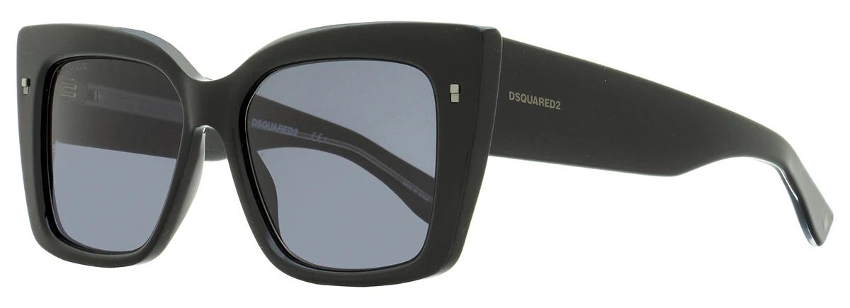 Dsquared2 Women's Refined Sunglasses D20017S 807IR Black 54mm | Shop Simon