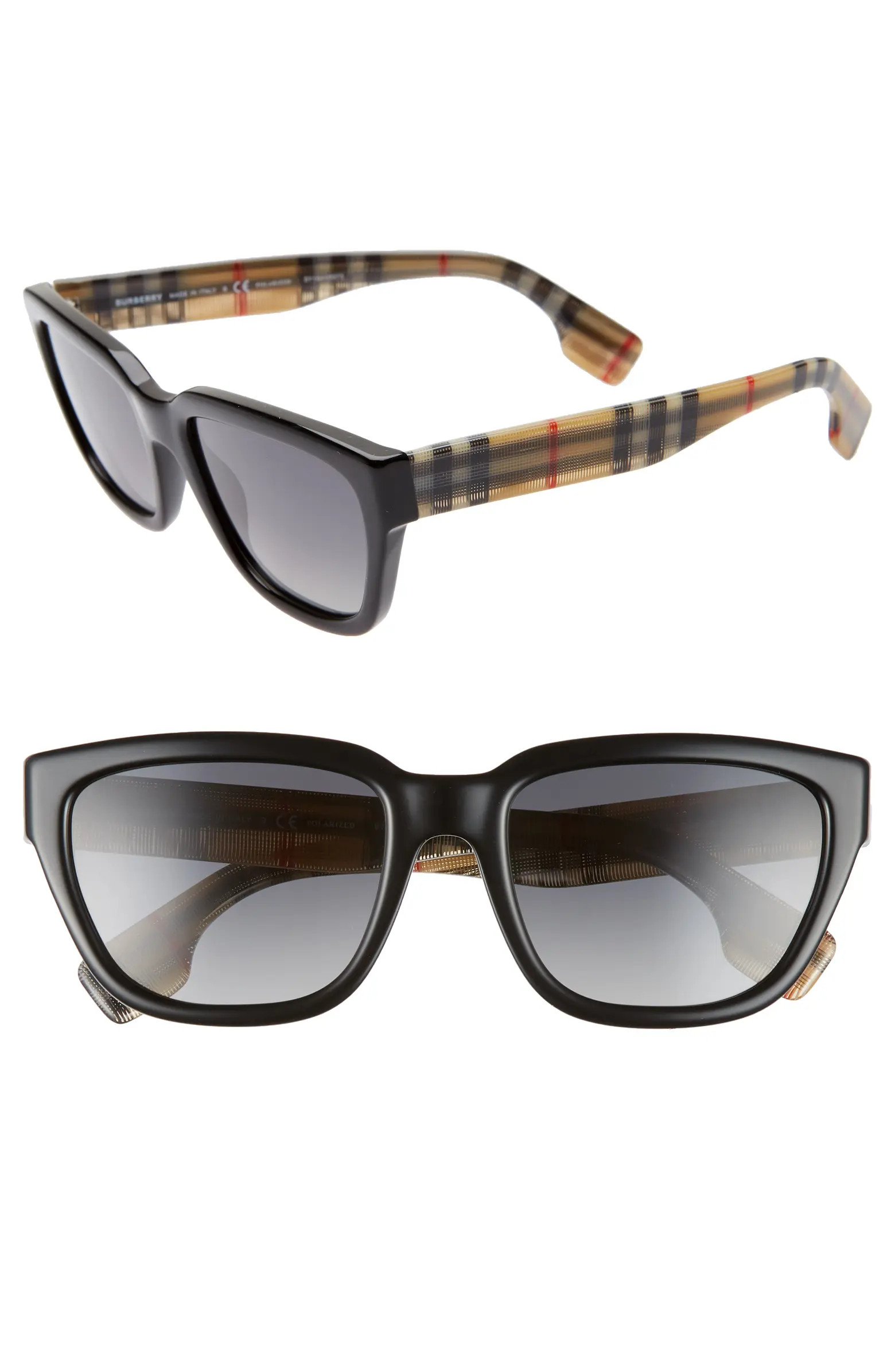 54mm Polarized Gradient Square Sunglasses | Nordstrom Rack