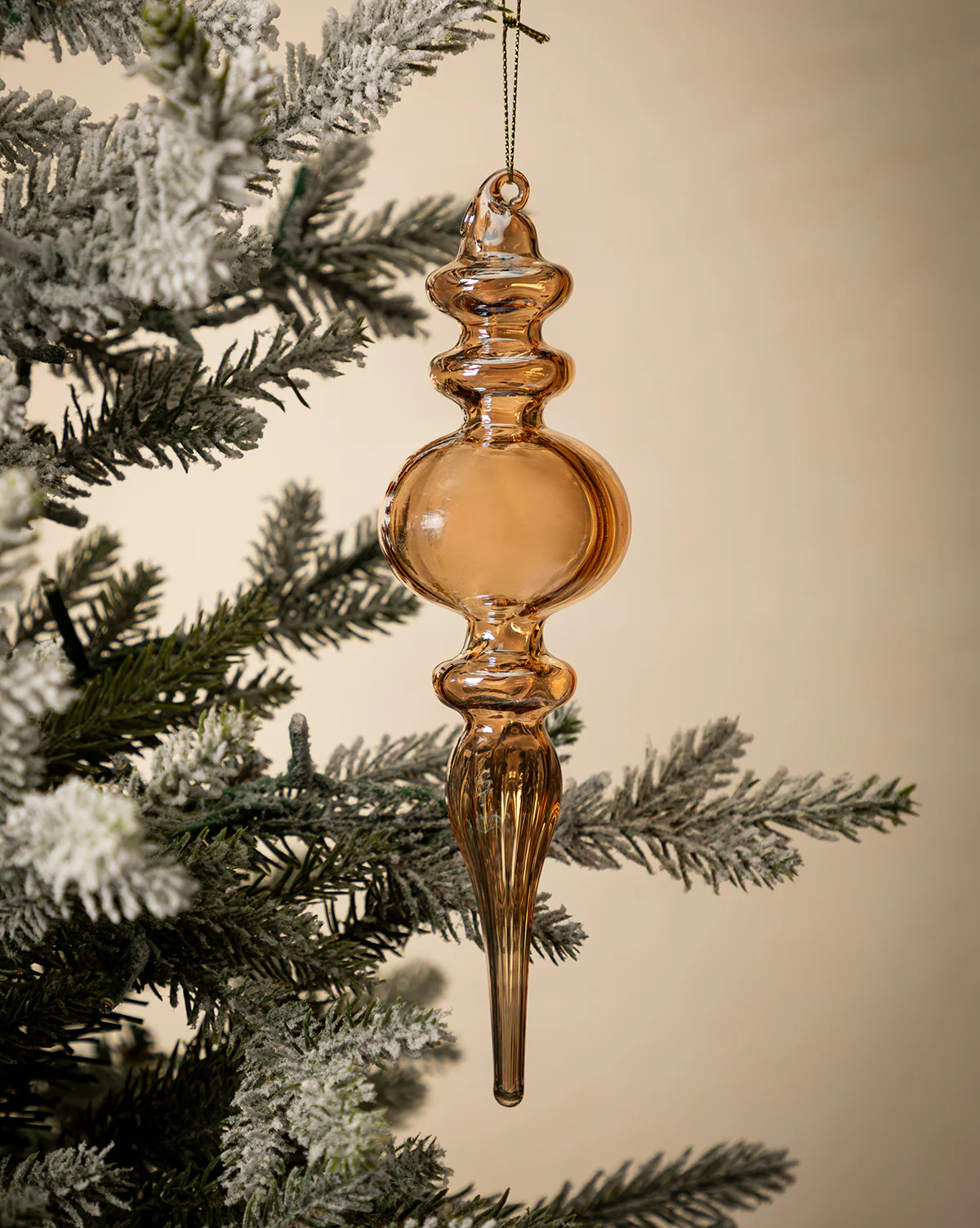 Pearlized Glass Finial Ornament | McGee & Co. (US)