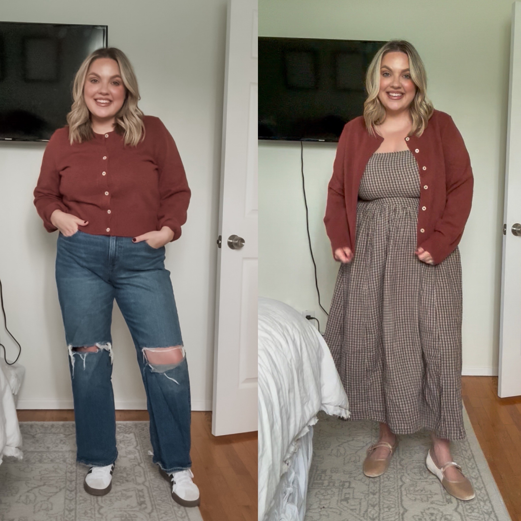 This cardi is super versatile and cozy for your fall outfits. It comes in lots of different color options and runs TTS. 



#LTKStyleTip #LTKFindsUnder50 #LTKMidsize