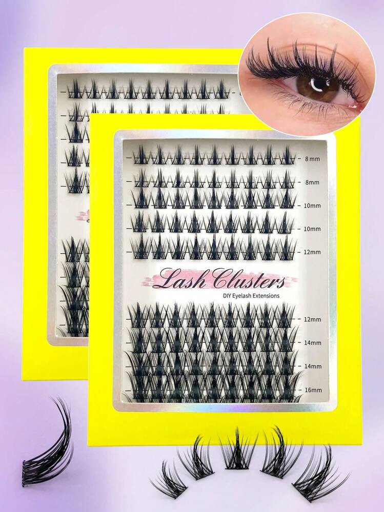 90 Clusters Lash Clusters Individual Lashes CC Curling Natural Look Manga Lashes Individual False... | SHEIN