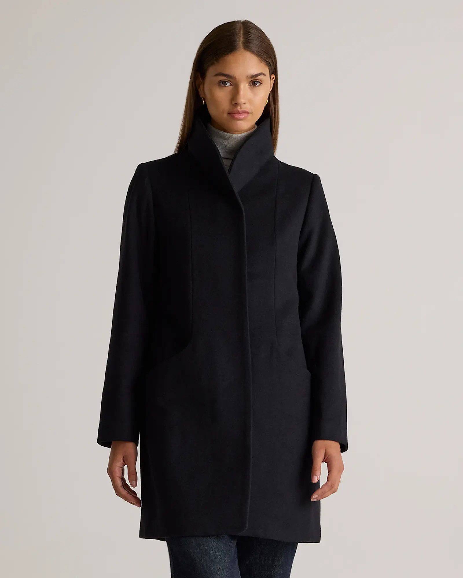 Italian Wool Cocoon Coat | Quince