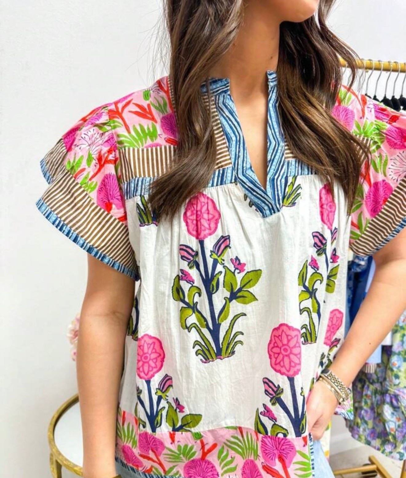 Floral blouse 

#LTKStyleTip #LTKFindsUnder50
