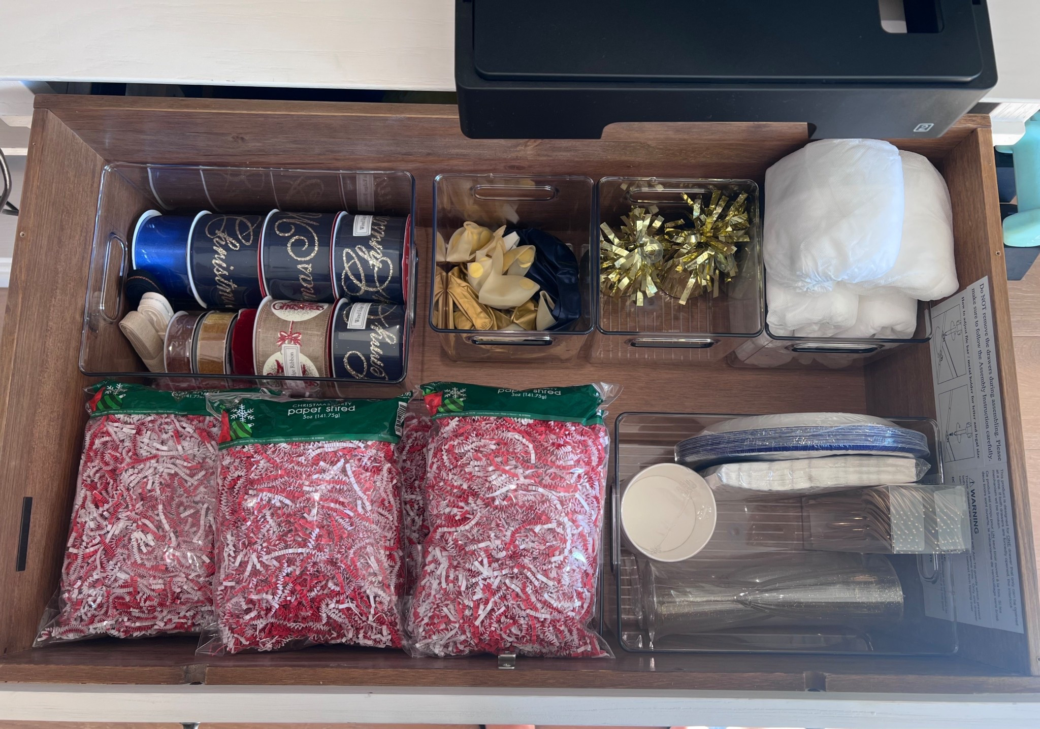 Office Organization- Demo Day/Gifting Drawer 

We used 3 of the large bins & 
3 cubes. If you have any questions, ask below 👇🏼

#LTKParties #LTKHome