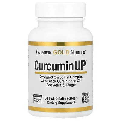 California Gold Nutrition, CurcuminUP™, 30 Fish Gelatin Softgels | iHerb