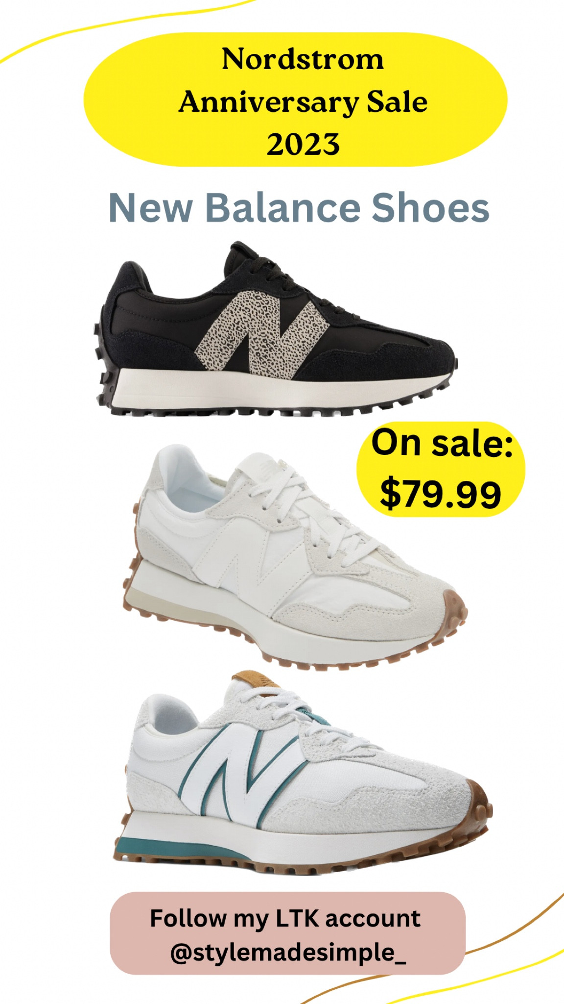 New balance shoes on SALEE! Nordstrom anniversary sale 2023. Women’s casual shoes, women’s running shoes, neutral shoes #nsale 

#LTKsalealert #LTKshoecrush #LTKxNSale