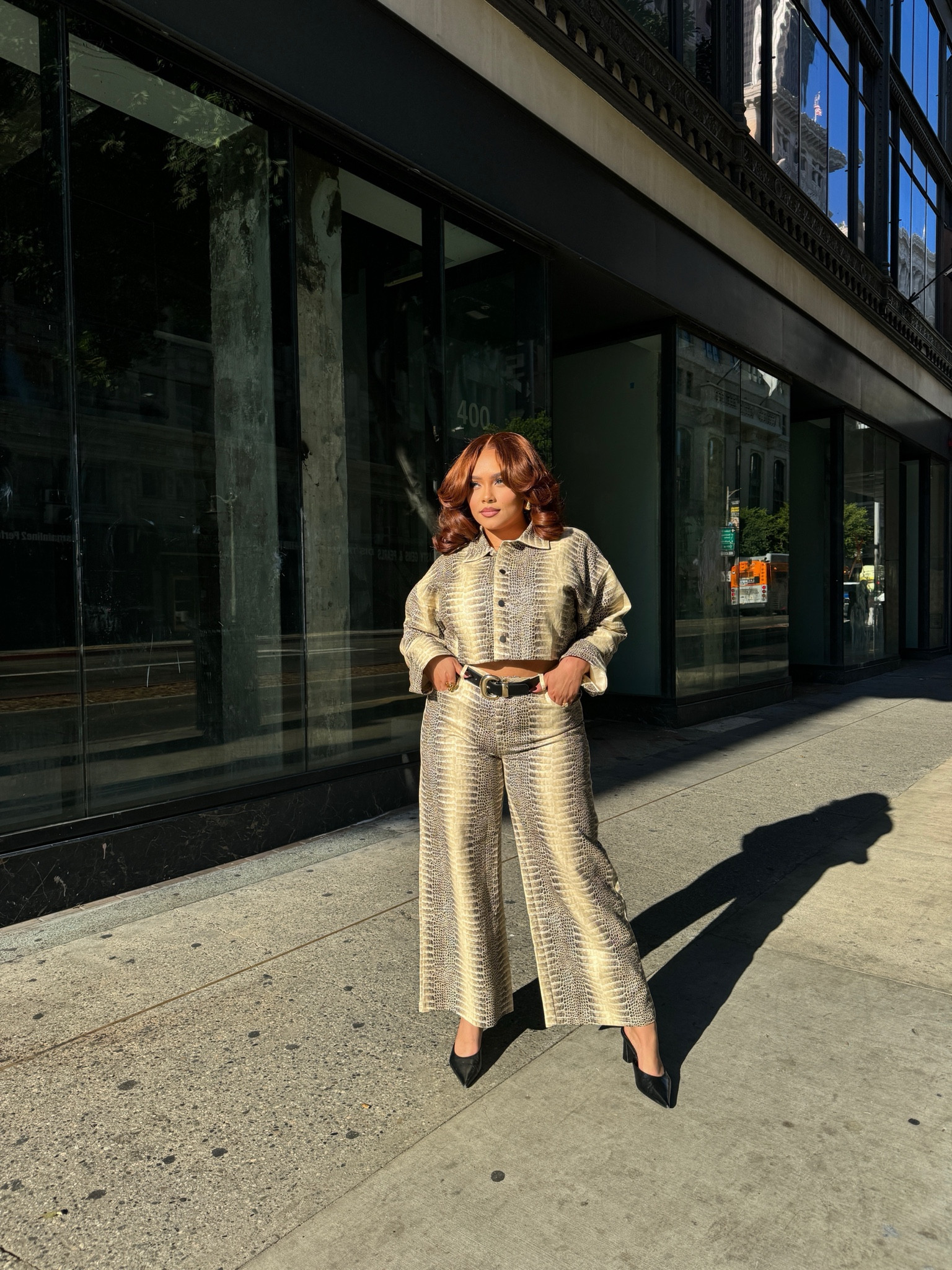 This snakeskin set 🙌🏽

#LTKMidsize #LTKStyleTip