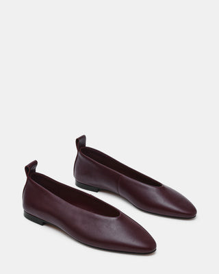 Steve Madden Swanky Flats - Plum - Size 6 - Synthetic/Leather | Steve Madden (Canada)