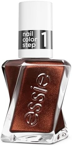 essie gel couture, Long-Lasting Nail Polish, Liquid Diamonds, Bronze Pearl Brown Nail Polish, Mar... | Amazon (US)