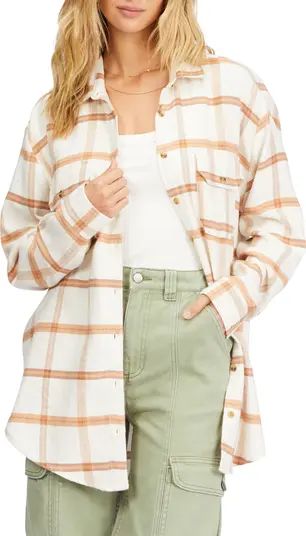Billabong So Stoked Brushed Cotton Flannel Shirt Jacket | Nordstrom | Nordstrom