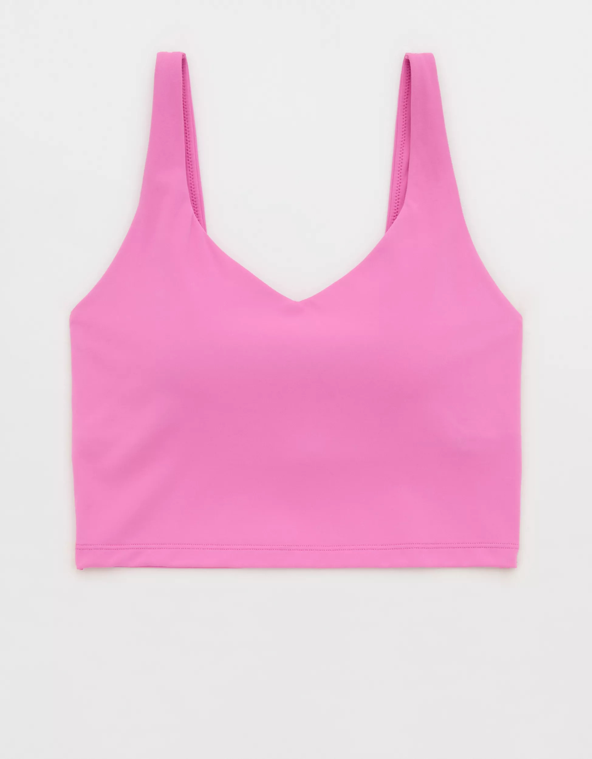 OFFLINE By Aerie Real Me Low Key Longline Sports Bra | American Eagle Outfitters (US & CA)