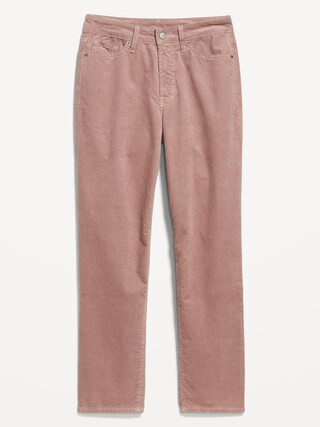 High-Waisted OG Straight Corduroy Ankle Pants | Old Navy (US)
