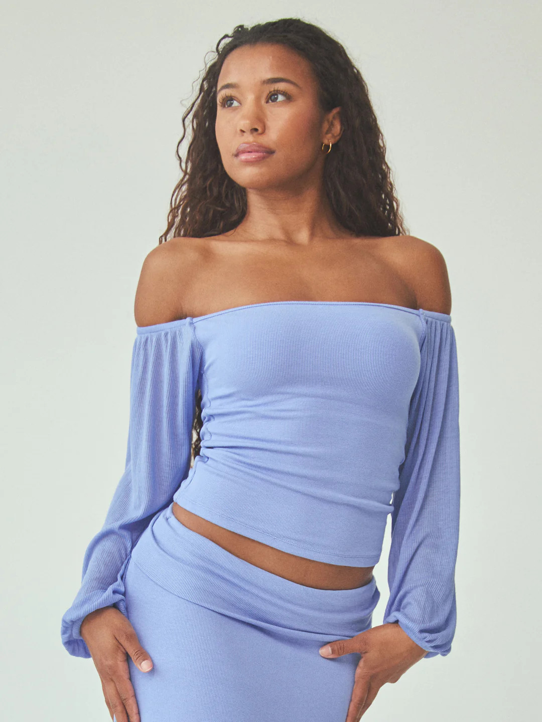 Puff Sleeve Off The Shoulder Brami | Klassy