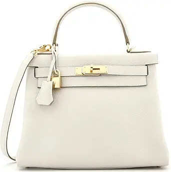 Amazon.com: Hermès, Pre-Loved Kelly Handbag Light Togo with Gold Hardware 28, Craie : Amazon Lux... | Amazon (US)