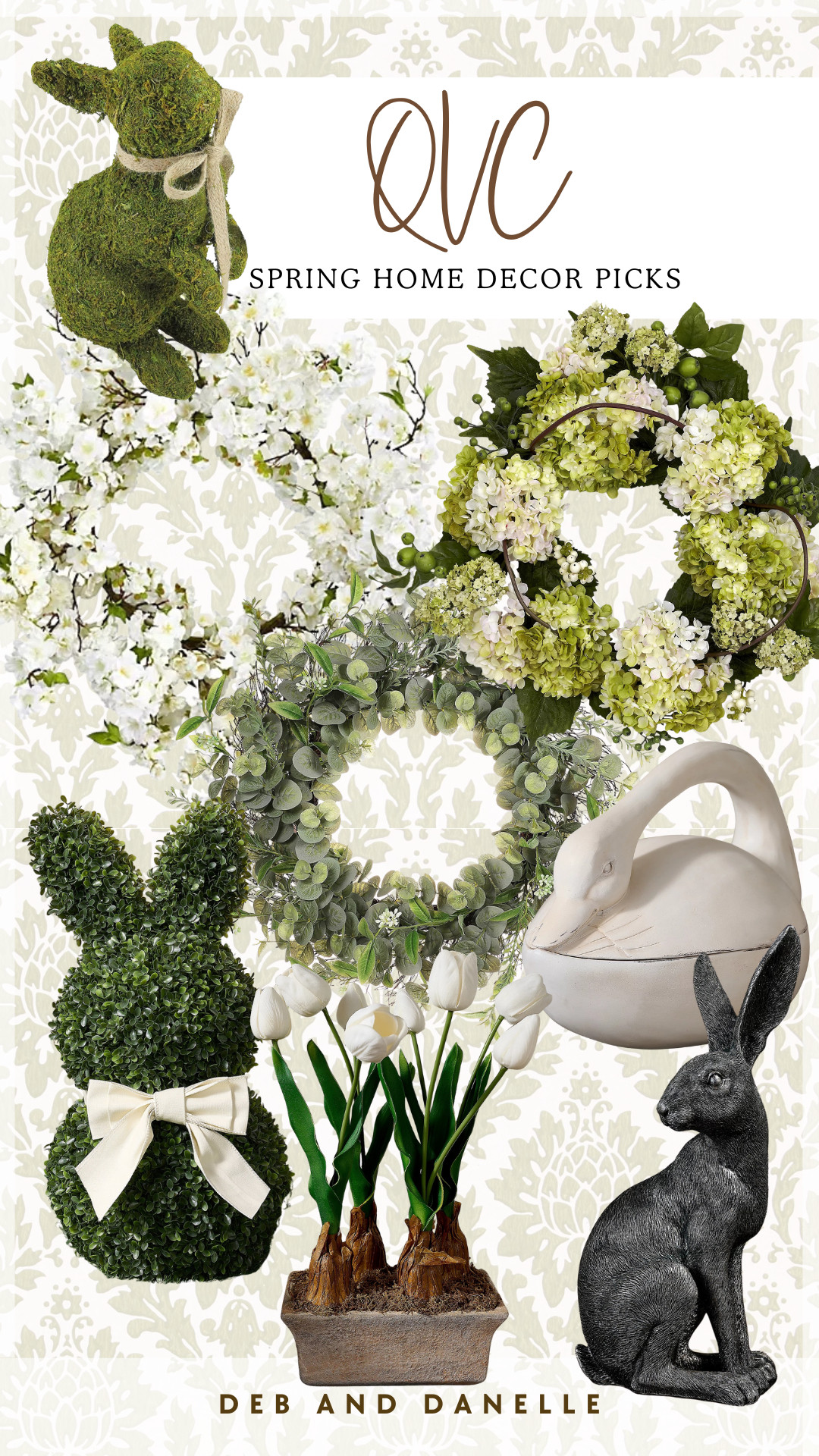 @QVC has some stunning neutral Spring home decor finds that add a soft touch of natural green to your decor. Here are some of my favorites.  

 #LTKSeasonal #LTKHome