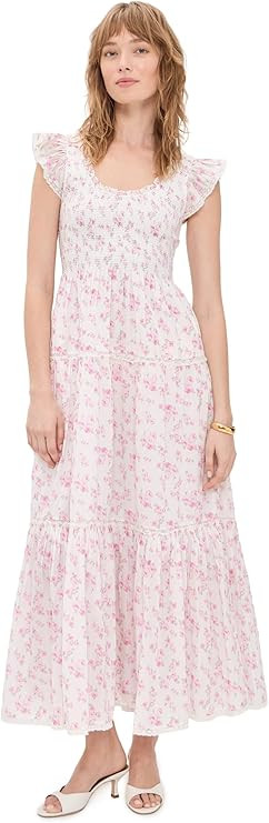 LOVESHACKFANCY Women's Chessie Dress | Amazon (US)