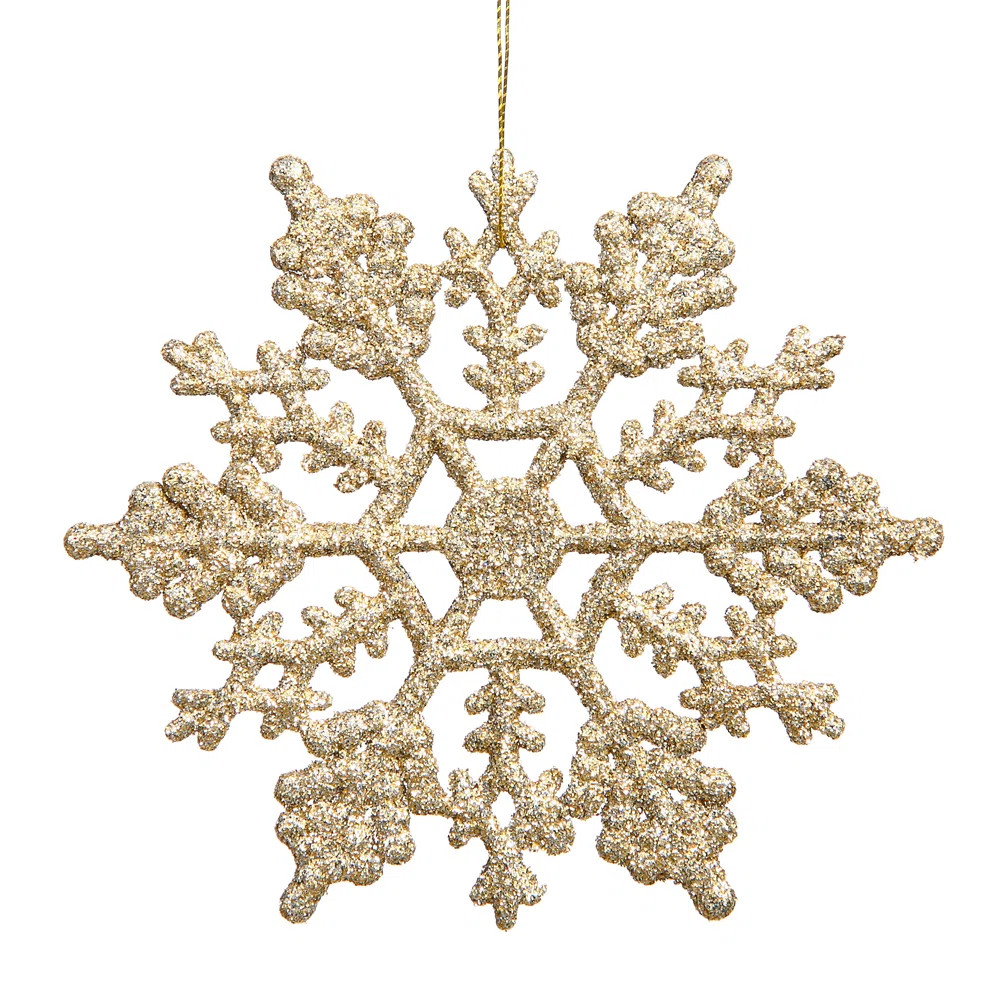 Glitter Snowflake Ornament | Wayfair North America