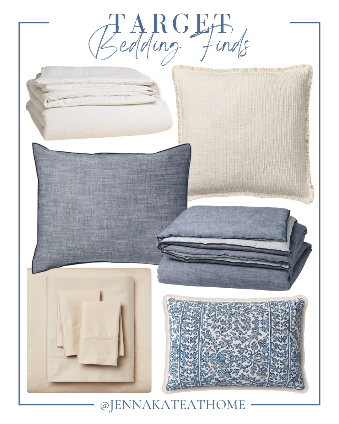 Some of my favorite bedding finds from Target!

Coastal home, home bedding, looks for less, coastal bedding

#LTKSaleAlert #LTKHome #LTKSeasonal