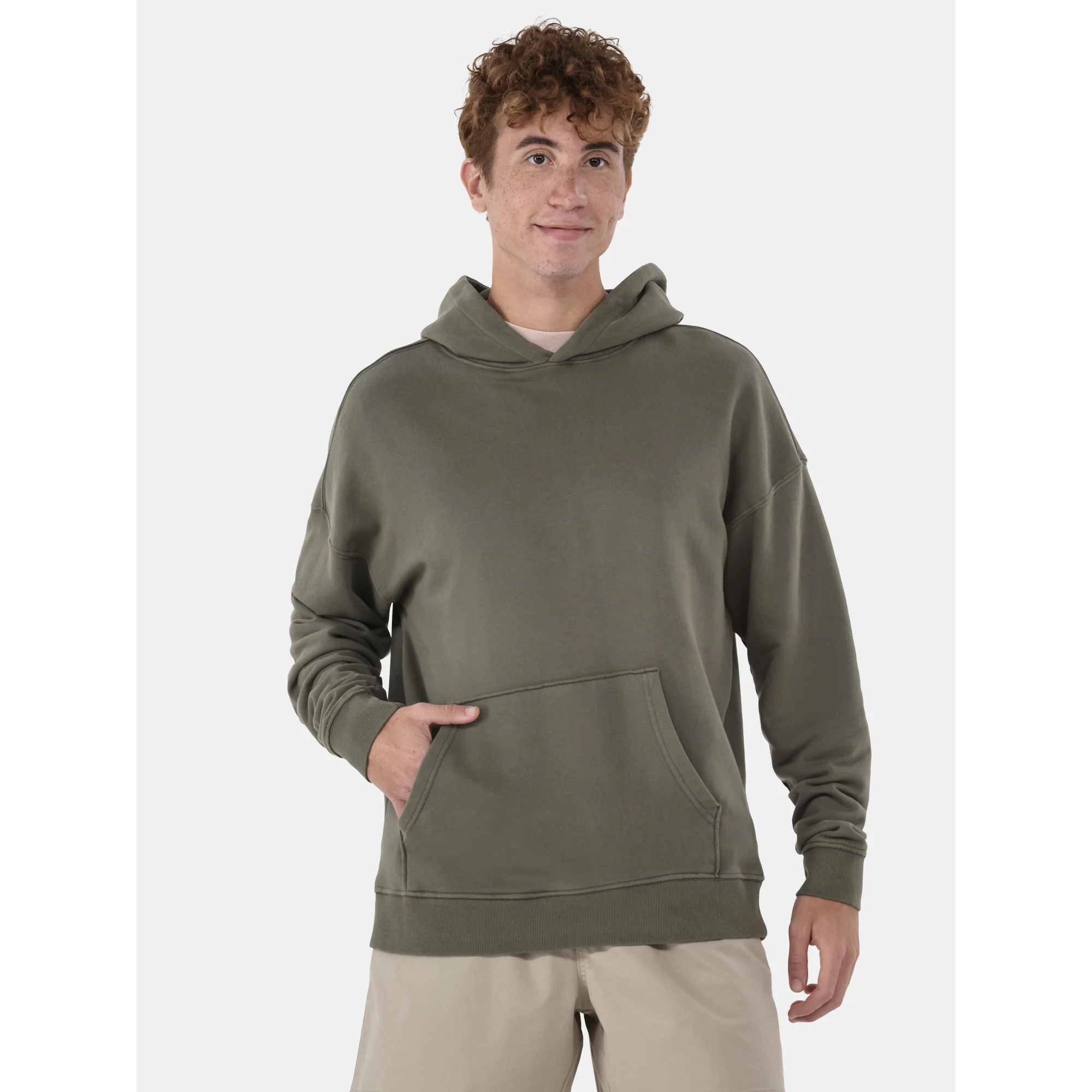 No Boundaries All Gender Oversized Fleece Hoodie Sweatshirt, 1 or 2-Pack, Men's - Walmart.com | Walmart (US)